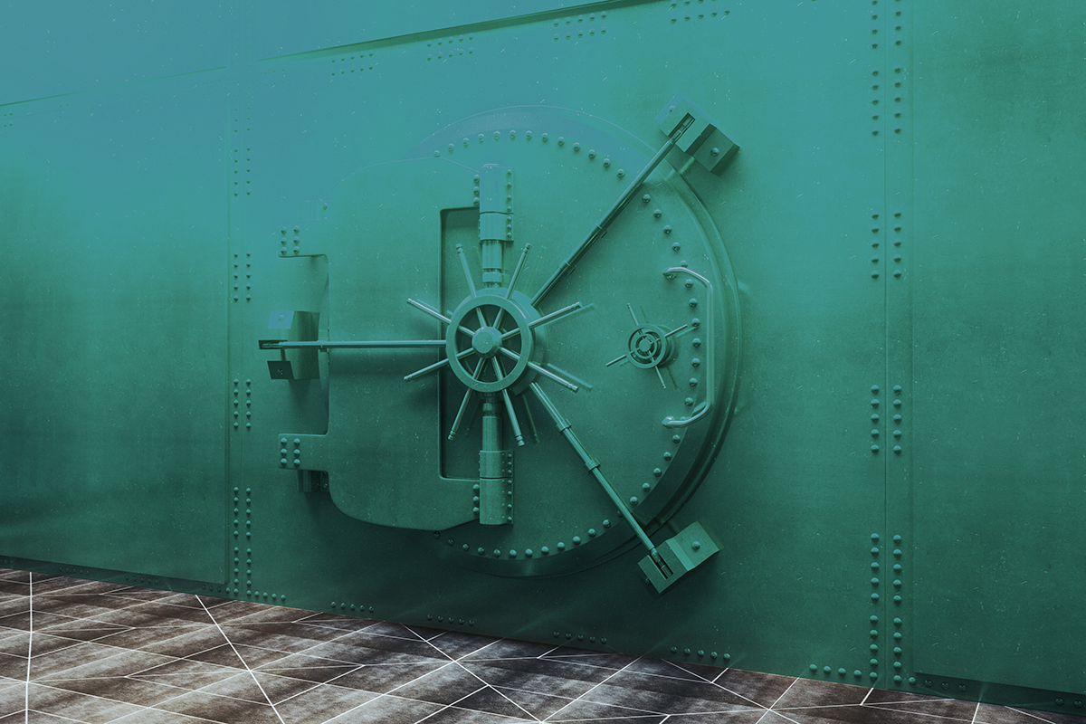 Bank-level security vault